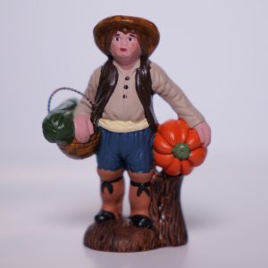 Homme à la courge