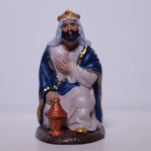 Roi mage à genou